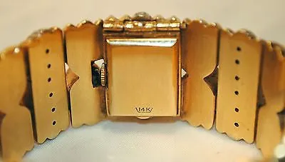 1960s Vintage Diamond Bracelet with Covered Mignon Watch in 14K Yellow Gold - $50K VALUE