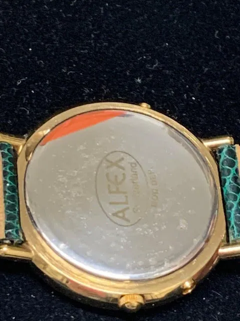 ALFEX BRAND NEW Swiss Made Unisex Gold-Tone Wristwatch - $6K APR Value w/ CoA!