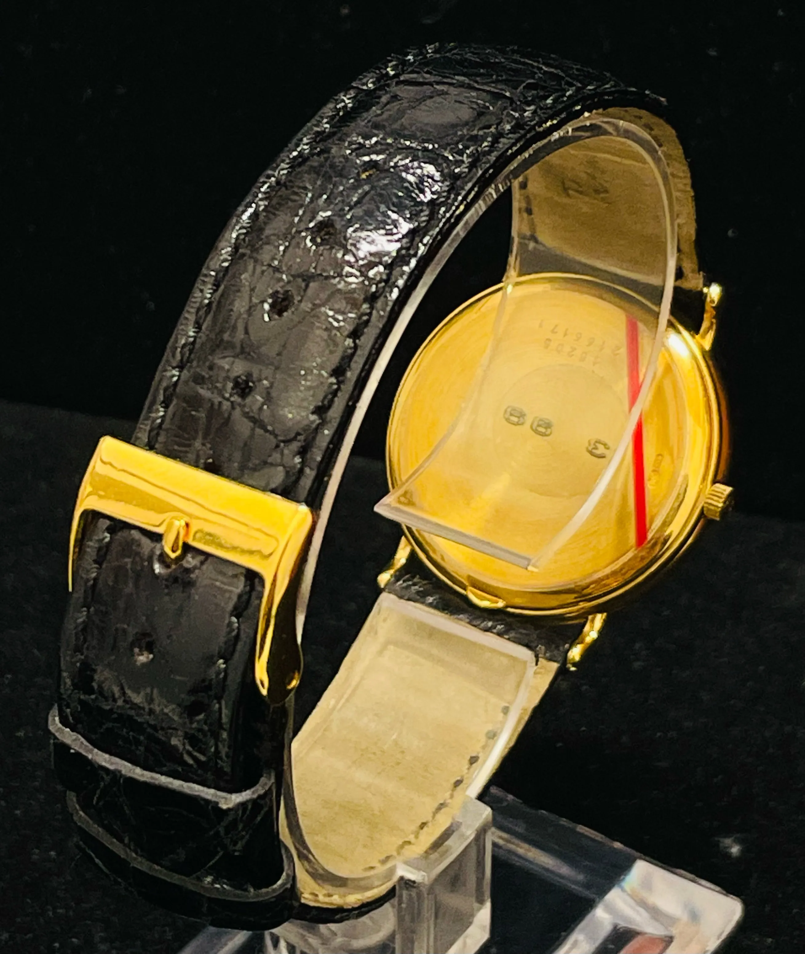 BAUME & MERCIER JUMBO CHRONOGRAPH MEN'S 18K YELLOW GOLD WATCH - $7K APR w/ COA!