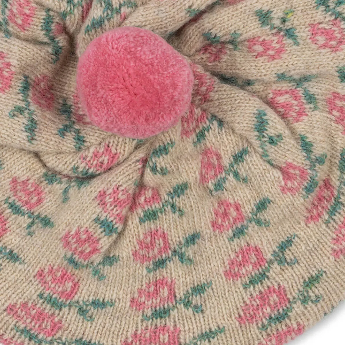 Belou Knit Beret in Rose by Konges Slojd