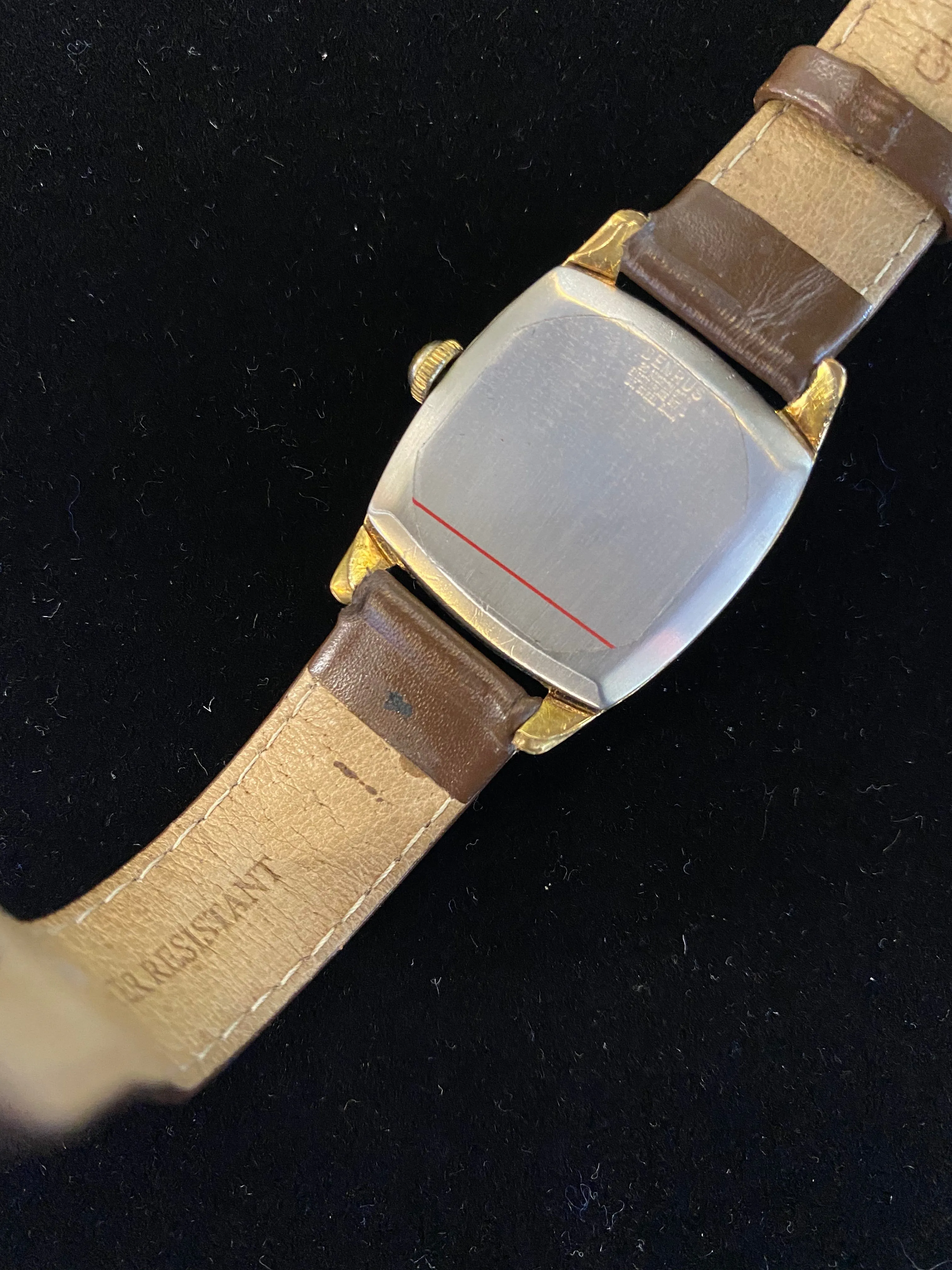 BENRUS VINTAGE ART DECO INSPIRED MEN’S WATCH! CIRCA 1940S/50S!  –$4K APR w/CoA!|