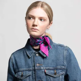 BIG CAT SILK RIBBON SCARF JEWEL