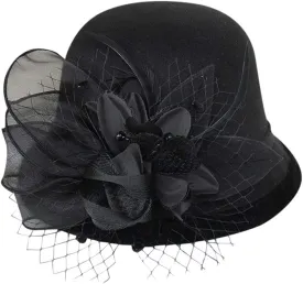 Bowler Hat, Retro Unisex Wide Brim Round Cap, Fedora Bowler Hat Valentines Day