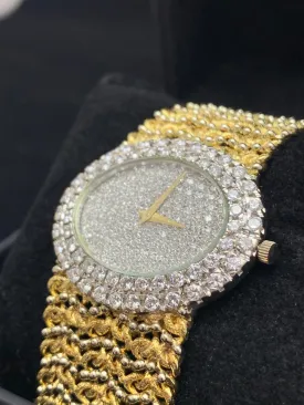 BUECHE GIROD 18K Yellow Gold Unisex Wristwatch w/ Diamonds - $80K APR Value w/ CoA!
