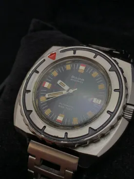 BULOVA SNORKEL Art Deco Style Vintage c. 1960s - $8K APR Value w/ CoA!