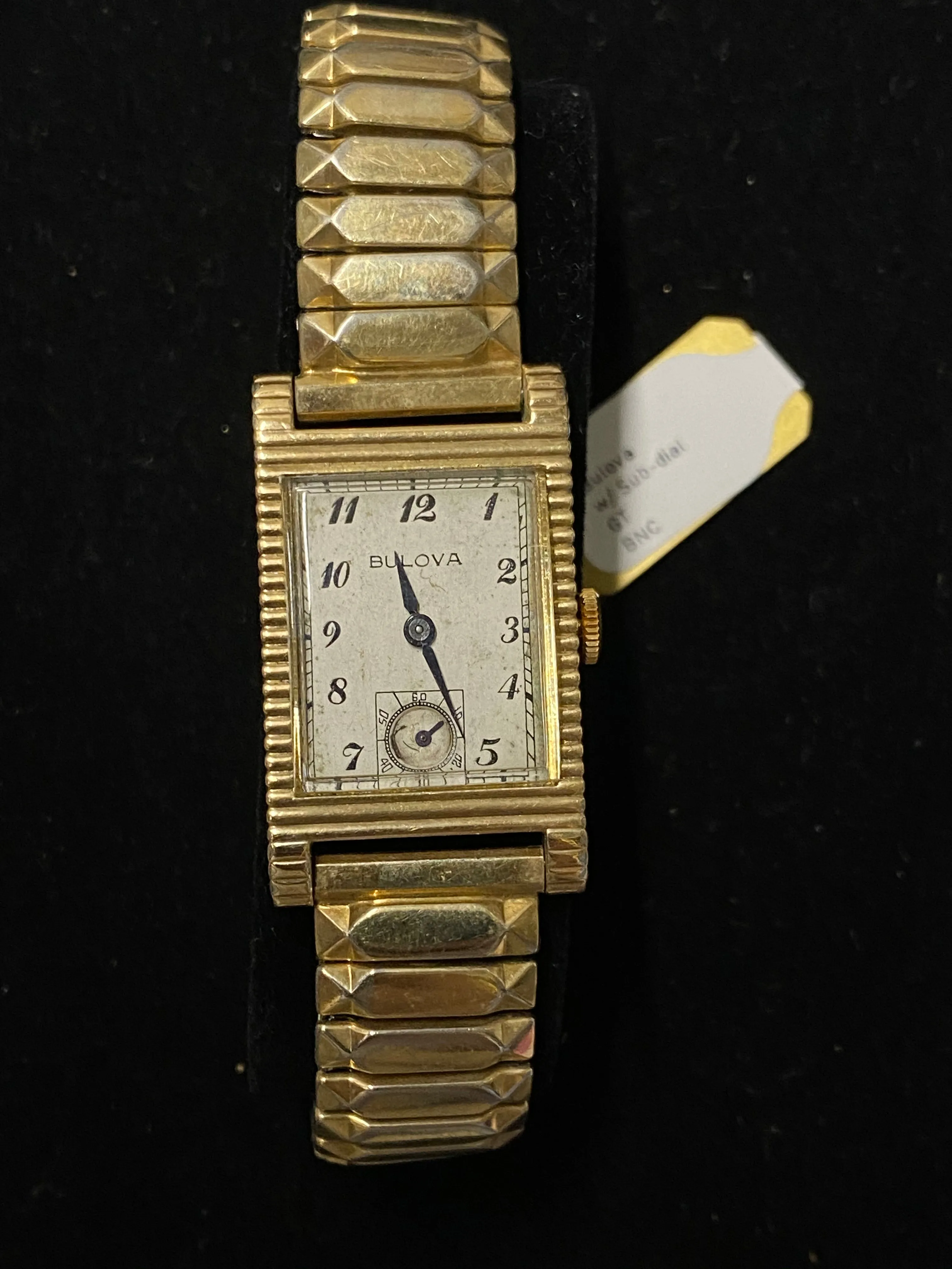 BULOVA Vintage 1950's Gold Tone Men's Watch - $6K Appraisal Value! ✓