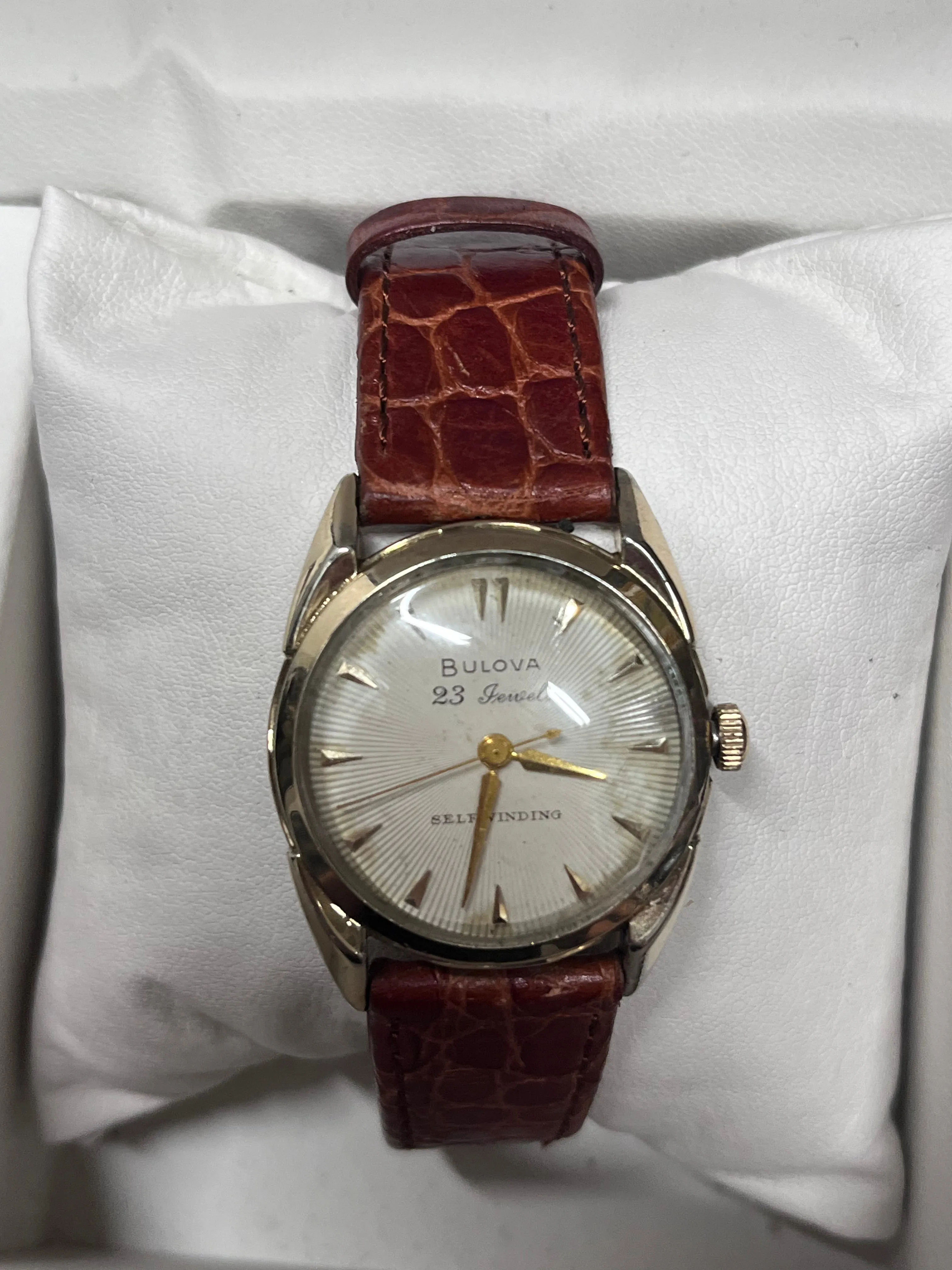 BULOVA Vintage 1950's SS Men's Wristwatch One Of A Kind Design - $7K APR w/ COA!