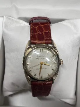 BULOVA Vintage 1950's SS Men's Wristwatch One Of A Kind Design - $7K APR w/ COA!