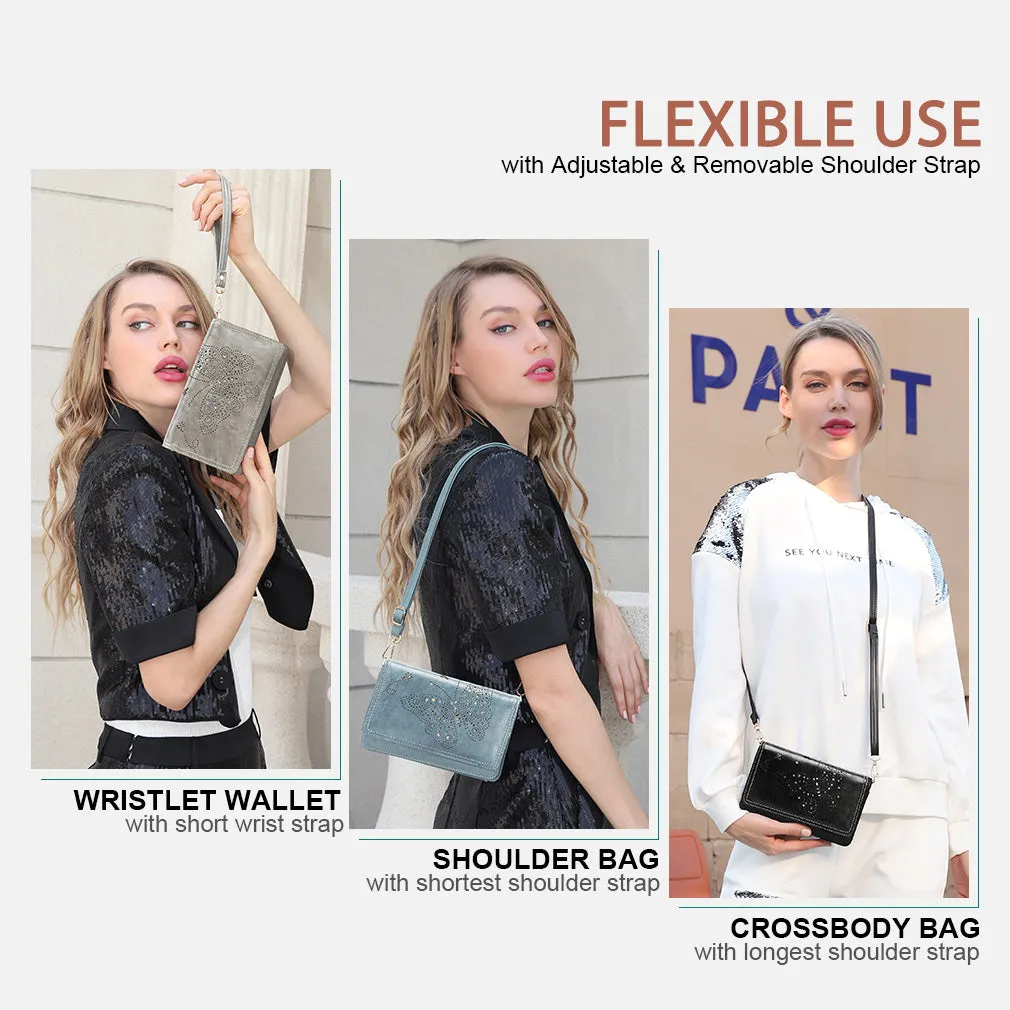 Butterfly-multifunction-crossbody-bag-green