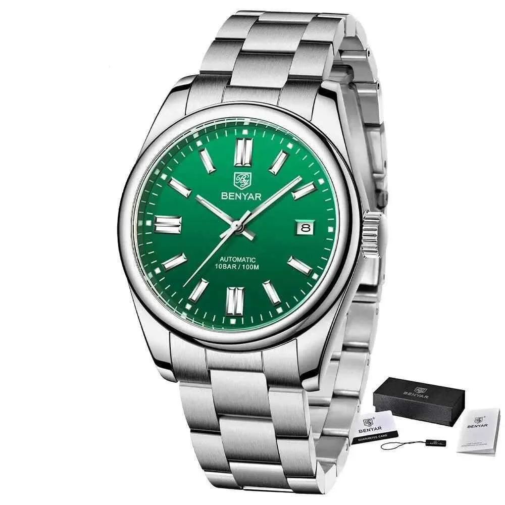 BY-5185 Men's Simple Watch - Luxury Automatic Mechanical Wristwatches