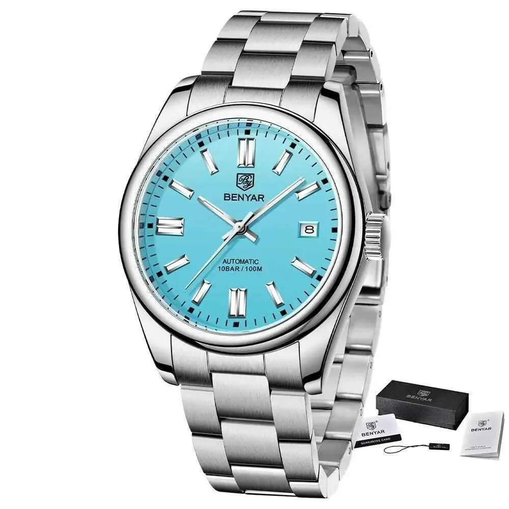 BY-5185 Men's Simple Watch - Luxury Automatic Mechanical Wristwatches