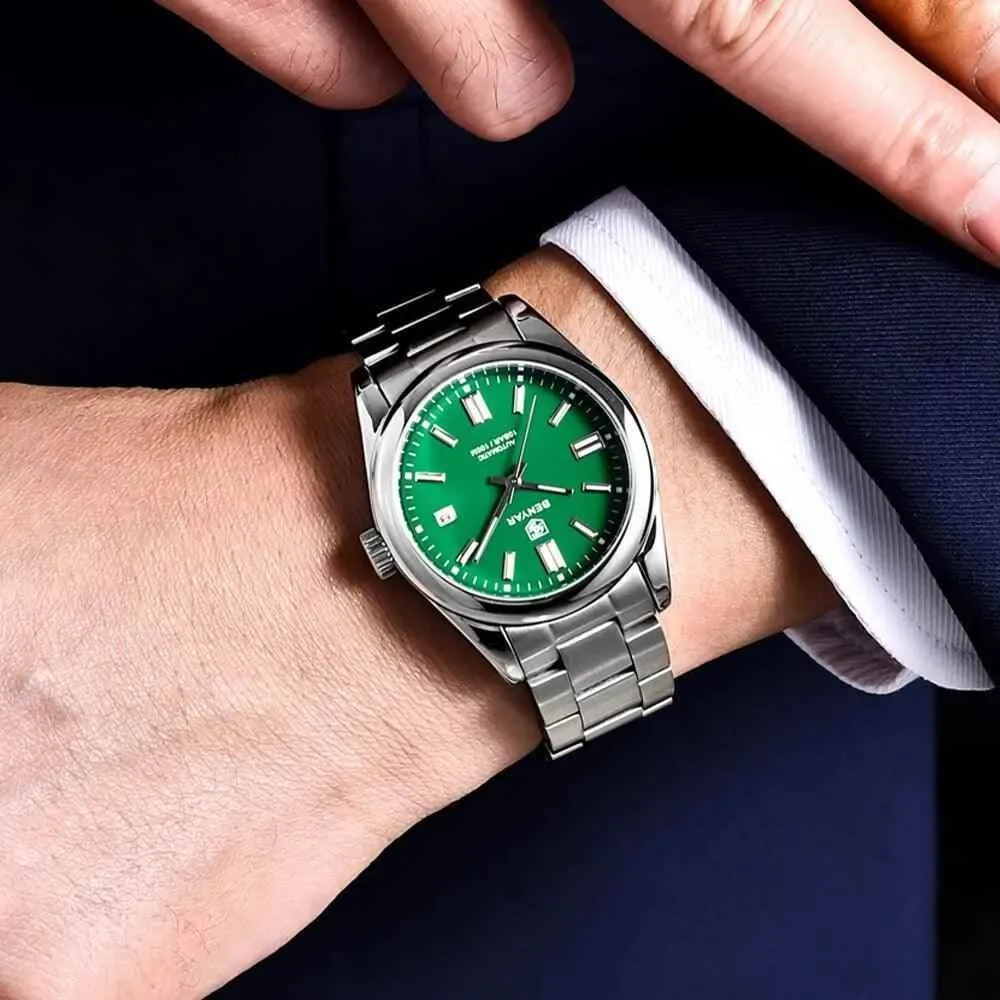 BY-5185 Men's Simple Watch - Luxury Automatic Mechanical Wristwatches