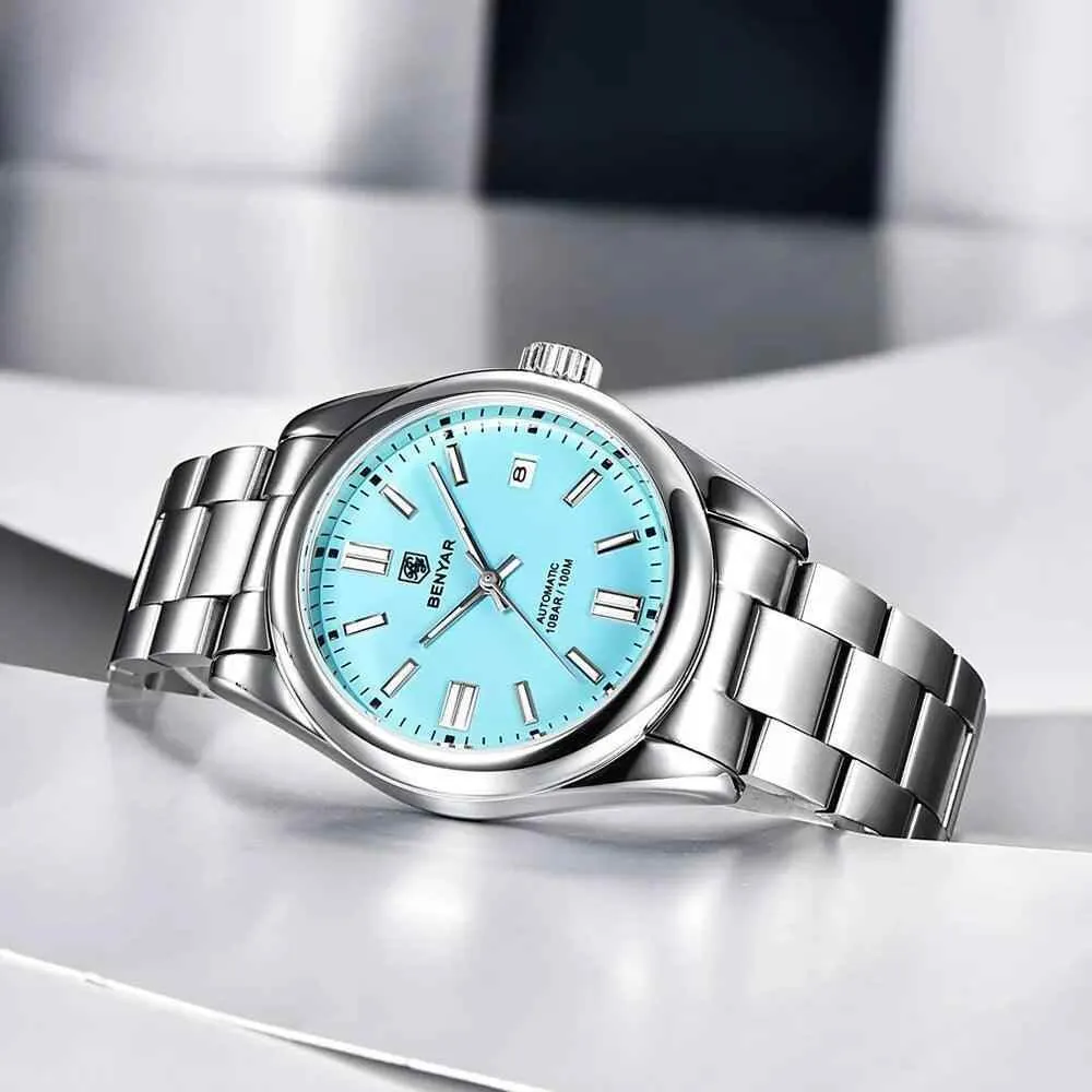 BY-5185 Men's Simple Watch - Luxury Automatic Mechanical Wristwatches