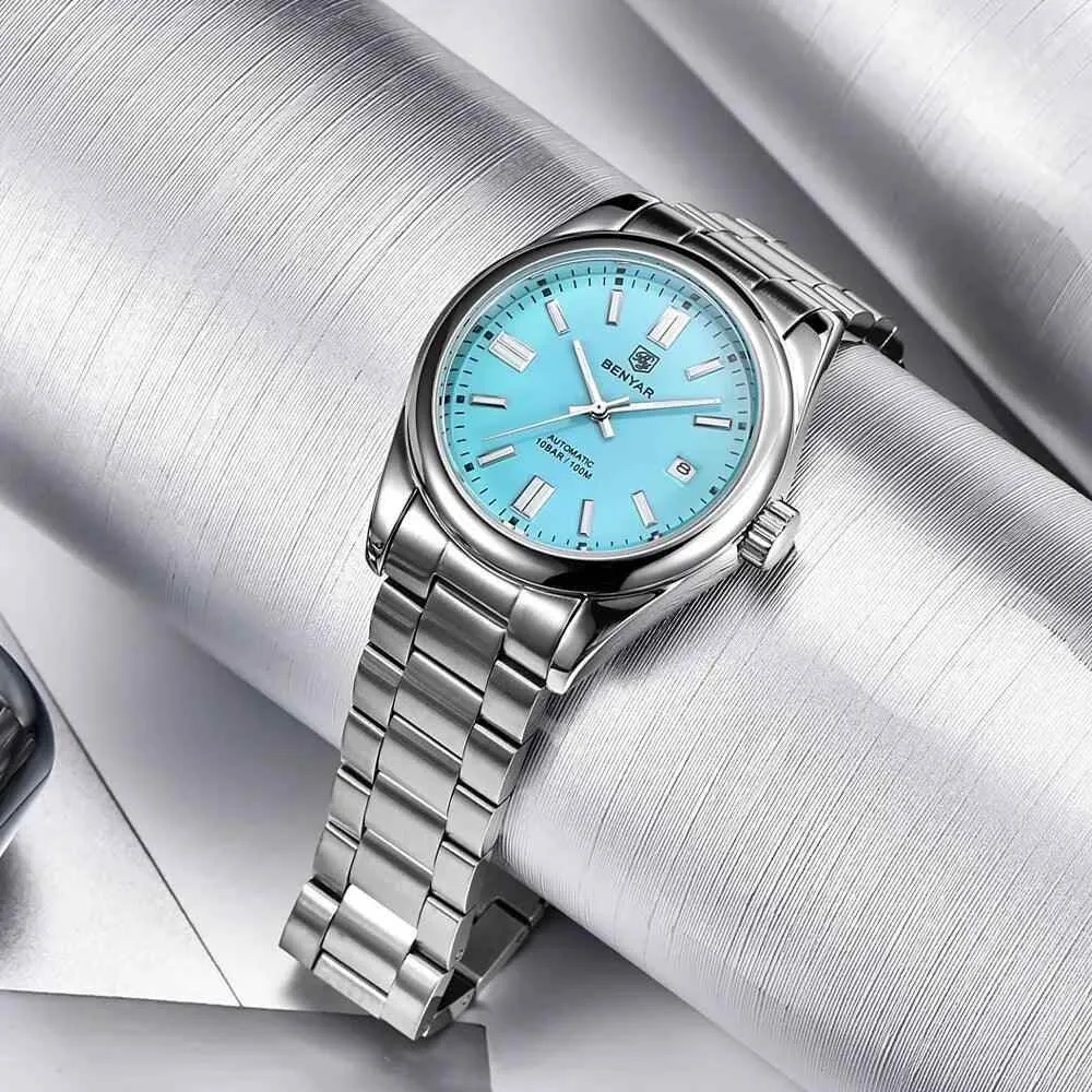 BY-5185 Men's Simple Watch - Luxury Automatic Mechanical Wristwatches
