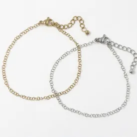 Cable Chain SS Bracelet