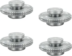 CAMPINGMOON 4pcs Cap for Camping Gas Fuel Canister with EN417 Lindal Valve M-108-4P