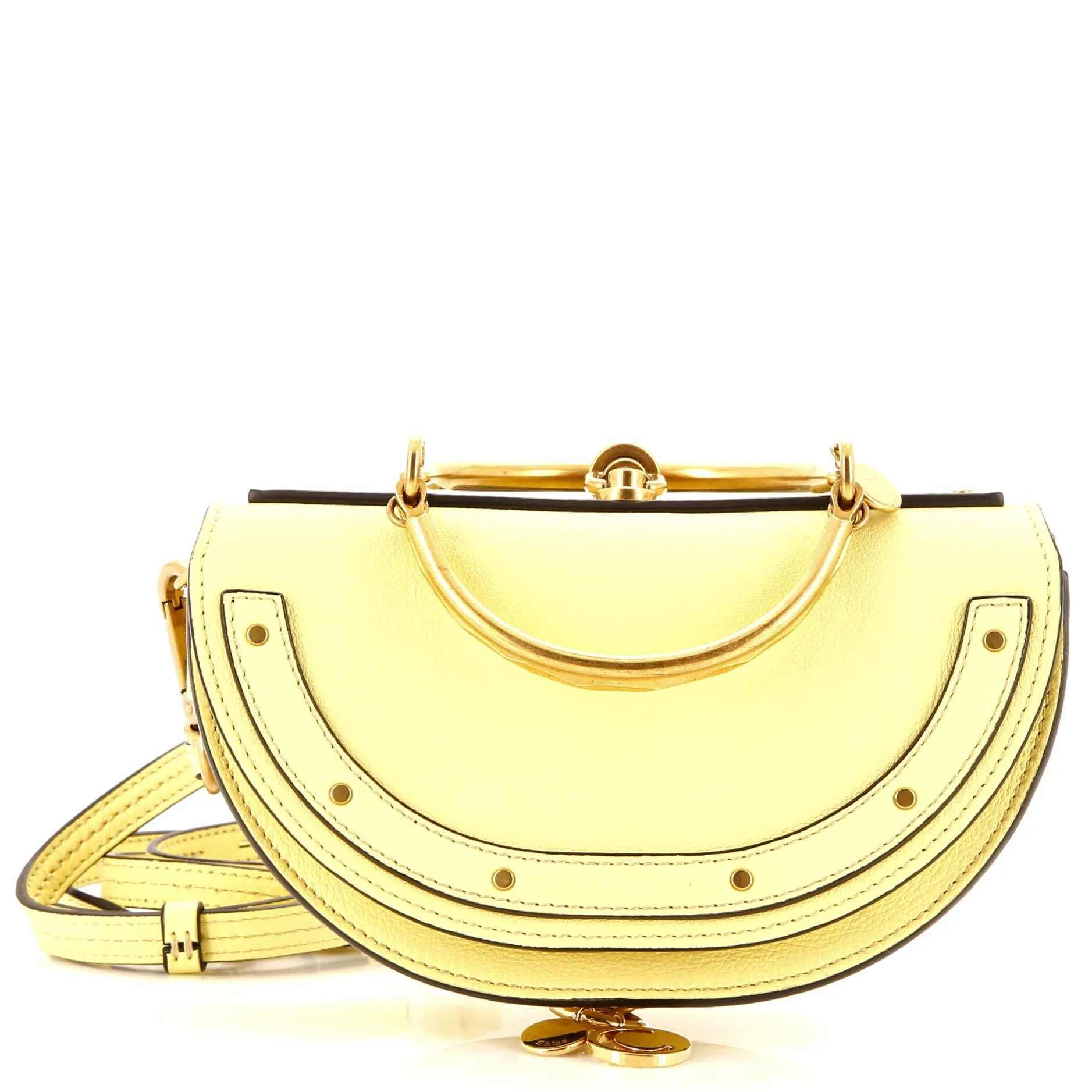 CHLOE Nile Crossbody Bag Leather Mini