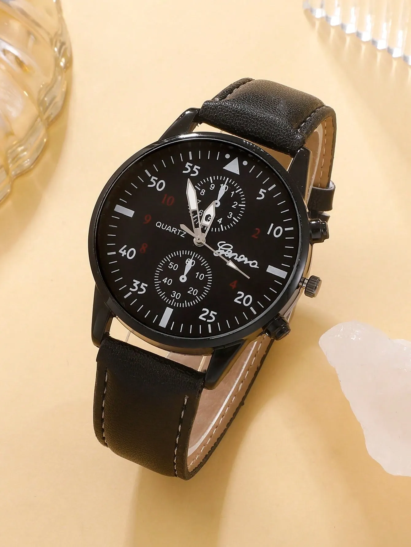 Fashion Men's Sports Watches Man Business Quartz Wristwatch 5pcs/Set