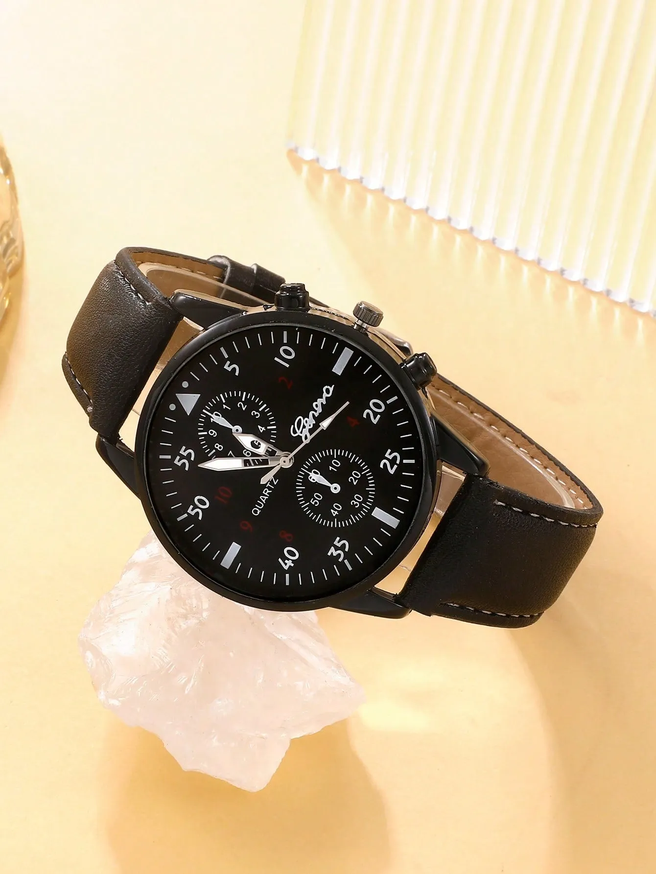 Fashion Men's Sports Watches Man Business Quartz Wristwatch 5pcs/Set