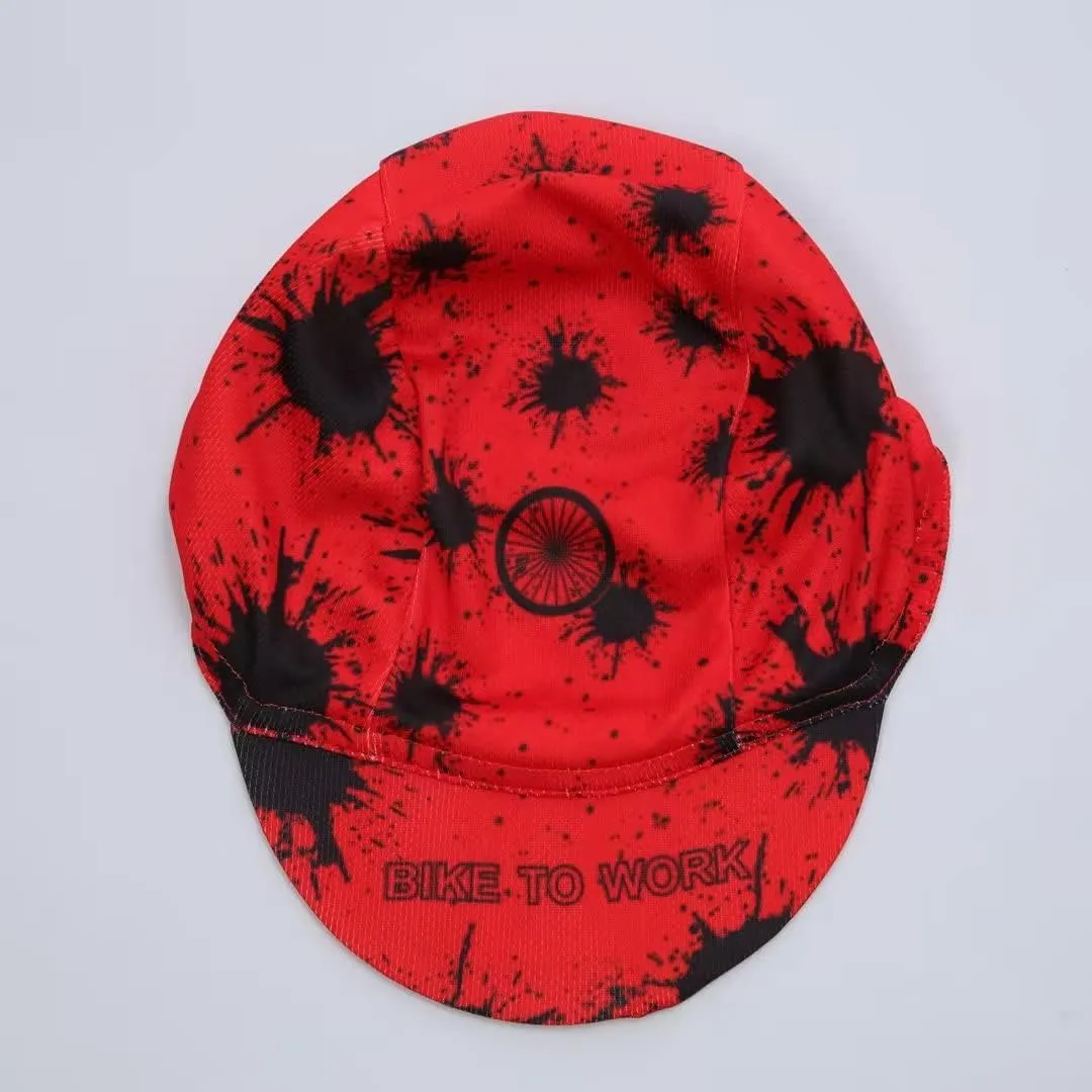 Funny Cycling Cap - Polyester Skull Cycling Hat-Under Helmet -Cartoon Cycling Helmet Liner Breathable&Sweat Uptake