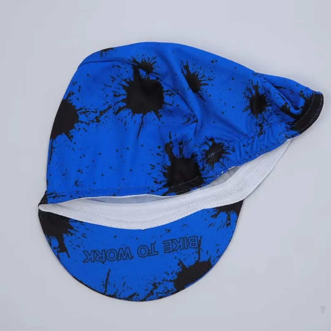 Funny Cycling Cap - Polyester Skull Cycling Hat-Under Helmet -Cartoon Cycling Helmet Liner Breathable&Sweat Uptake
