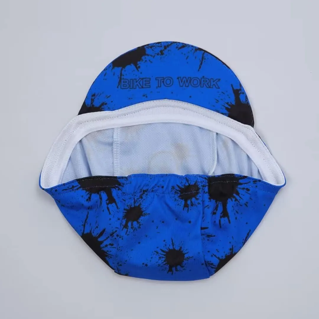 Funny Cycling Cap - Polyester Skull Cycling Hat-Under Helmet -Cartoon Cycling Helmet Liner Breathable&Sweat Uptake