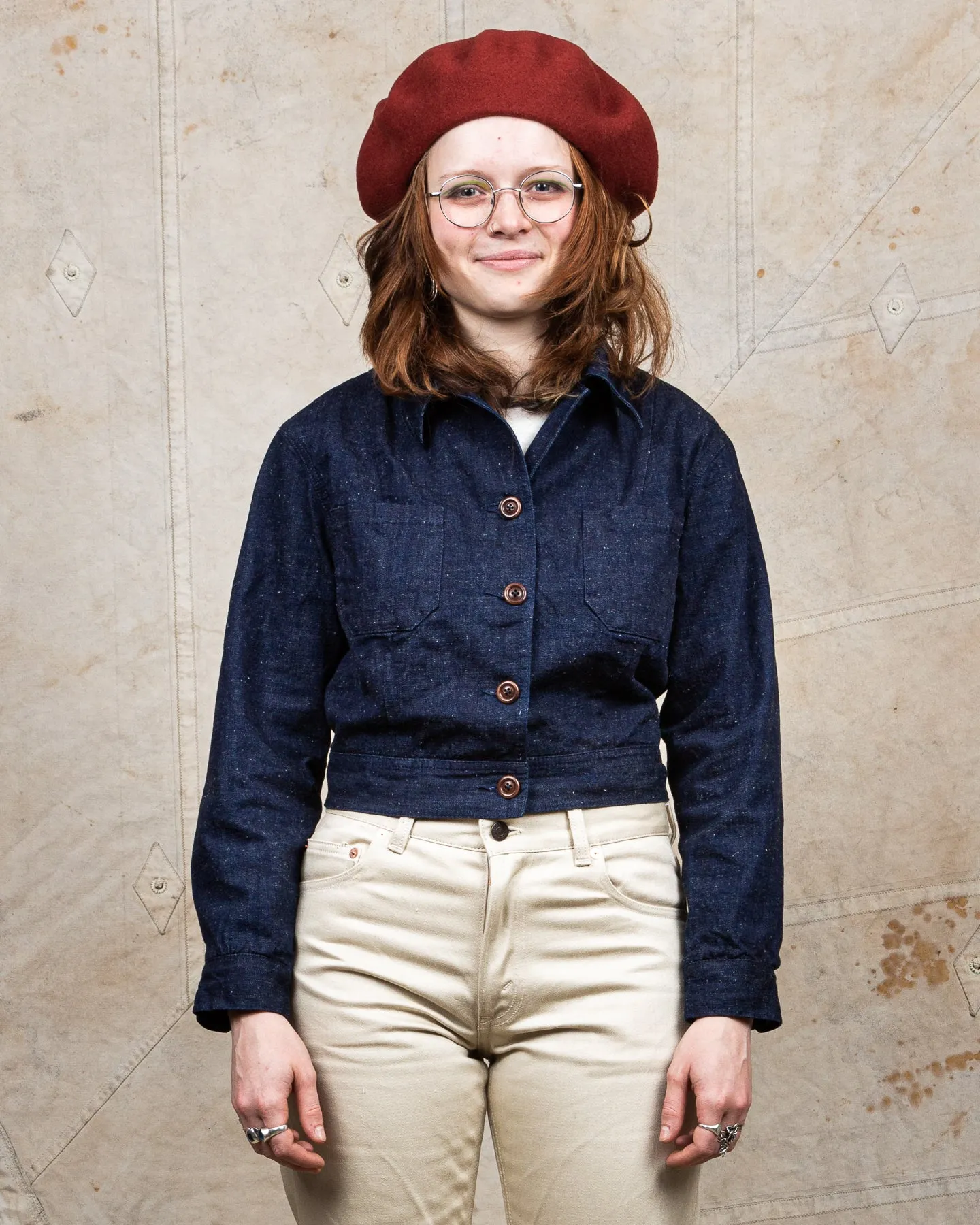 H. W. Dog & Co. D-00627 Terry Wool Beret Orange