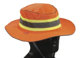 Hi Vis Full Brim Safari Hat - Be Seen And Be Shaded!