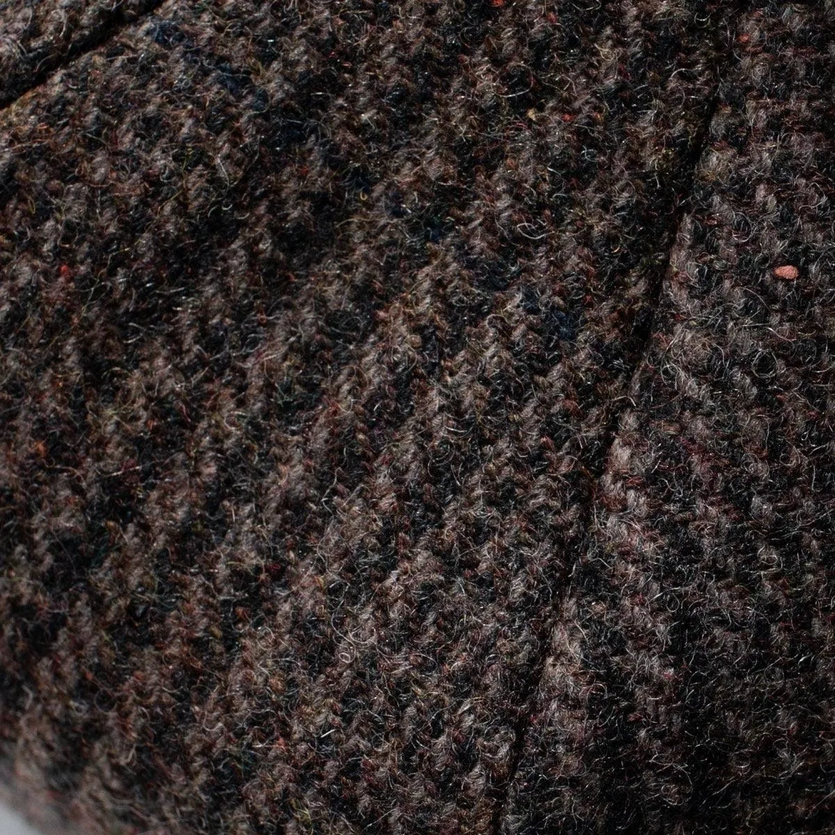 Houndstooth Oversized Unisex Wool Beret