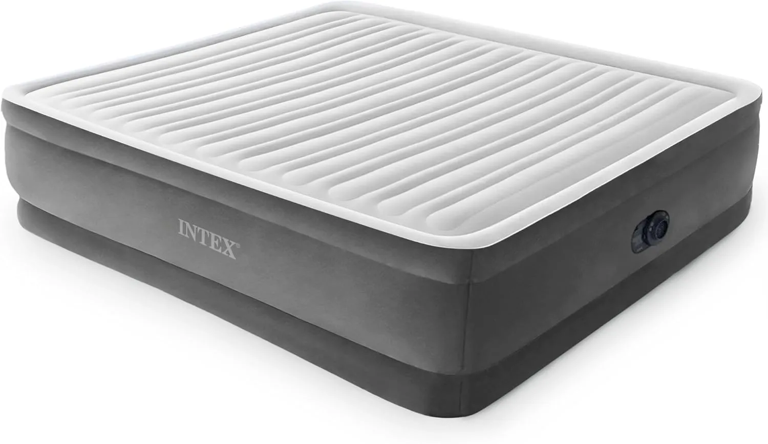Intex Comfort Dura-Beam Airbed Internal Electric Pump Bed Height Elevated (2020 Model)