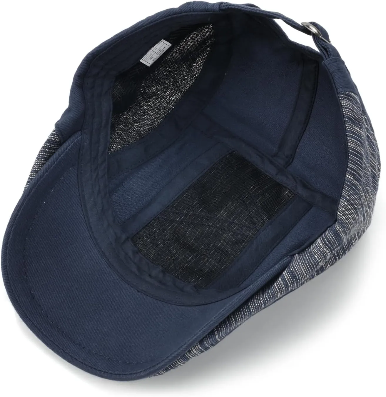 M MOACC Men's Newsboy Caps Cotton Buckle Adjustable Beret Hat Flat Driving Cap Cabbie Gatsby Hats