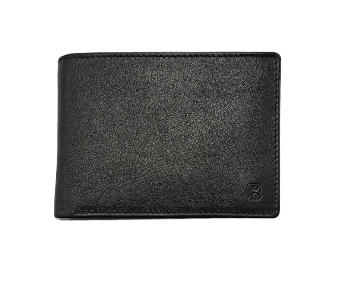Miguel Bellido Leather Wallet 3304 - Black