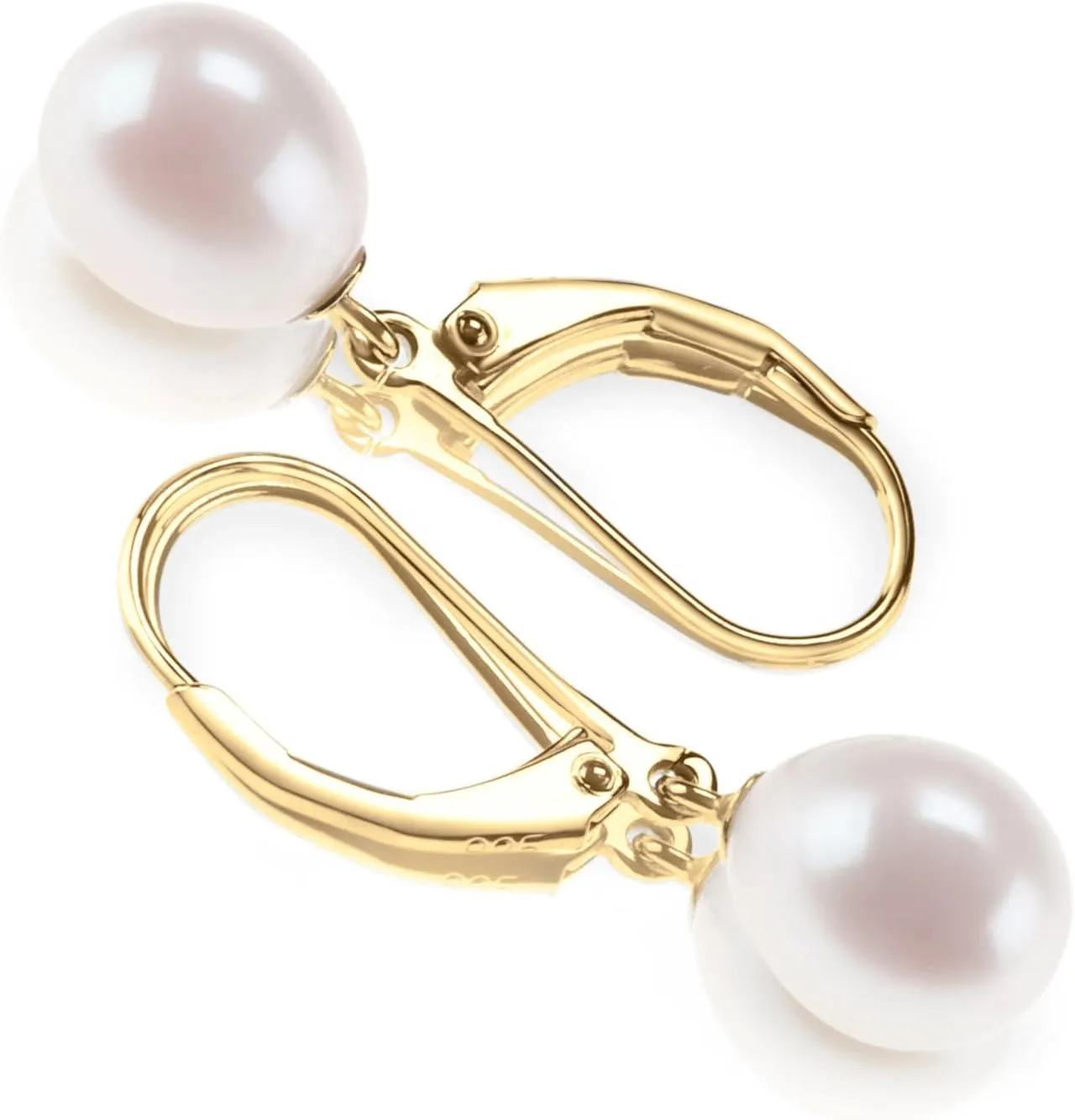 PAVOI Handpicked AAA  Quality Freshwater Cultured Pearl Earrings Leverback Dangle Stud Pearl Earrings