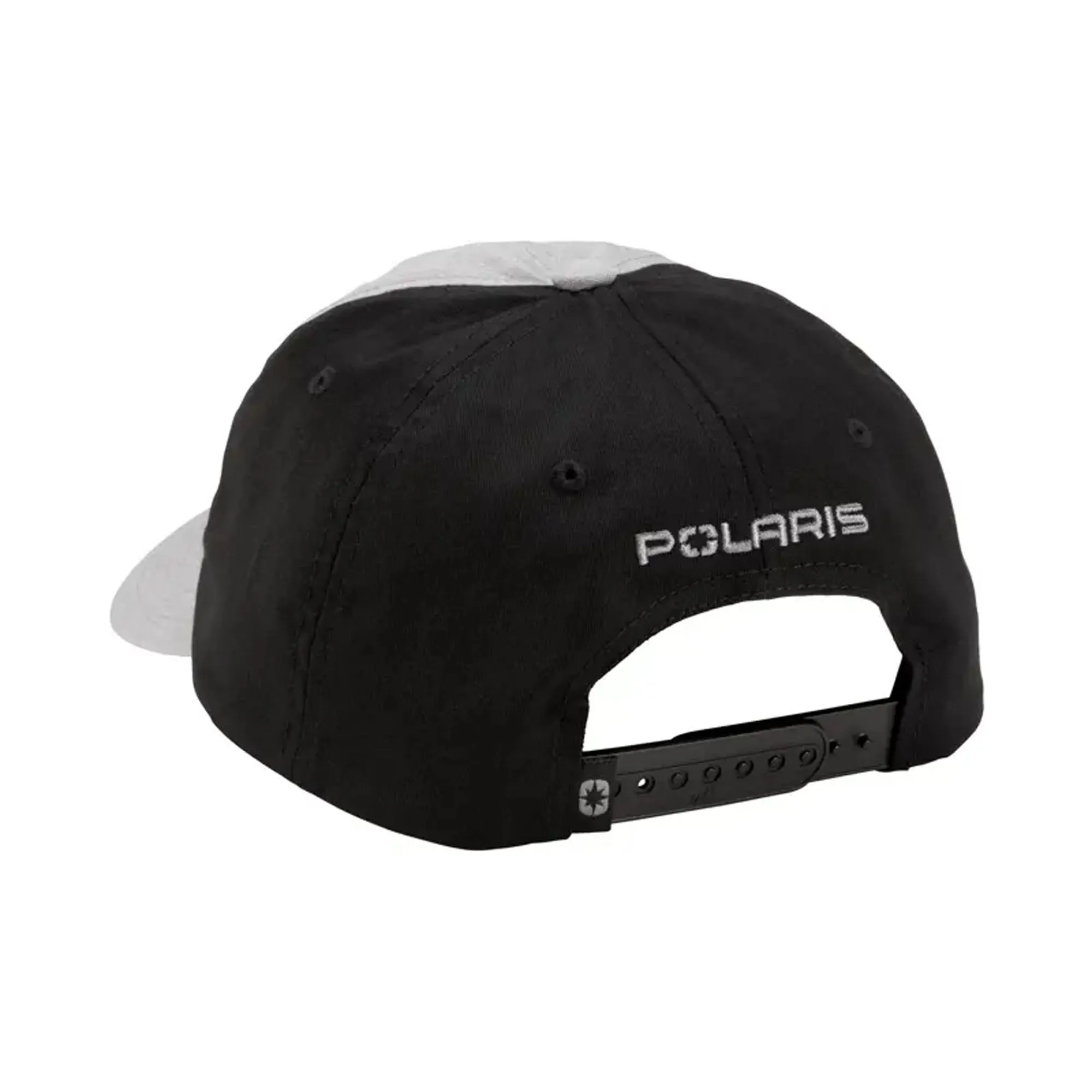 Polaris 2833505 Ellipse Patch Trucker Hat Breathable Mesh Backing Light Gray One Size