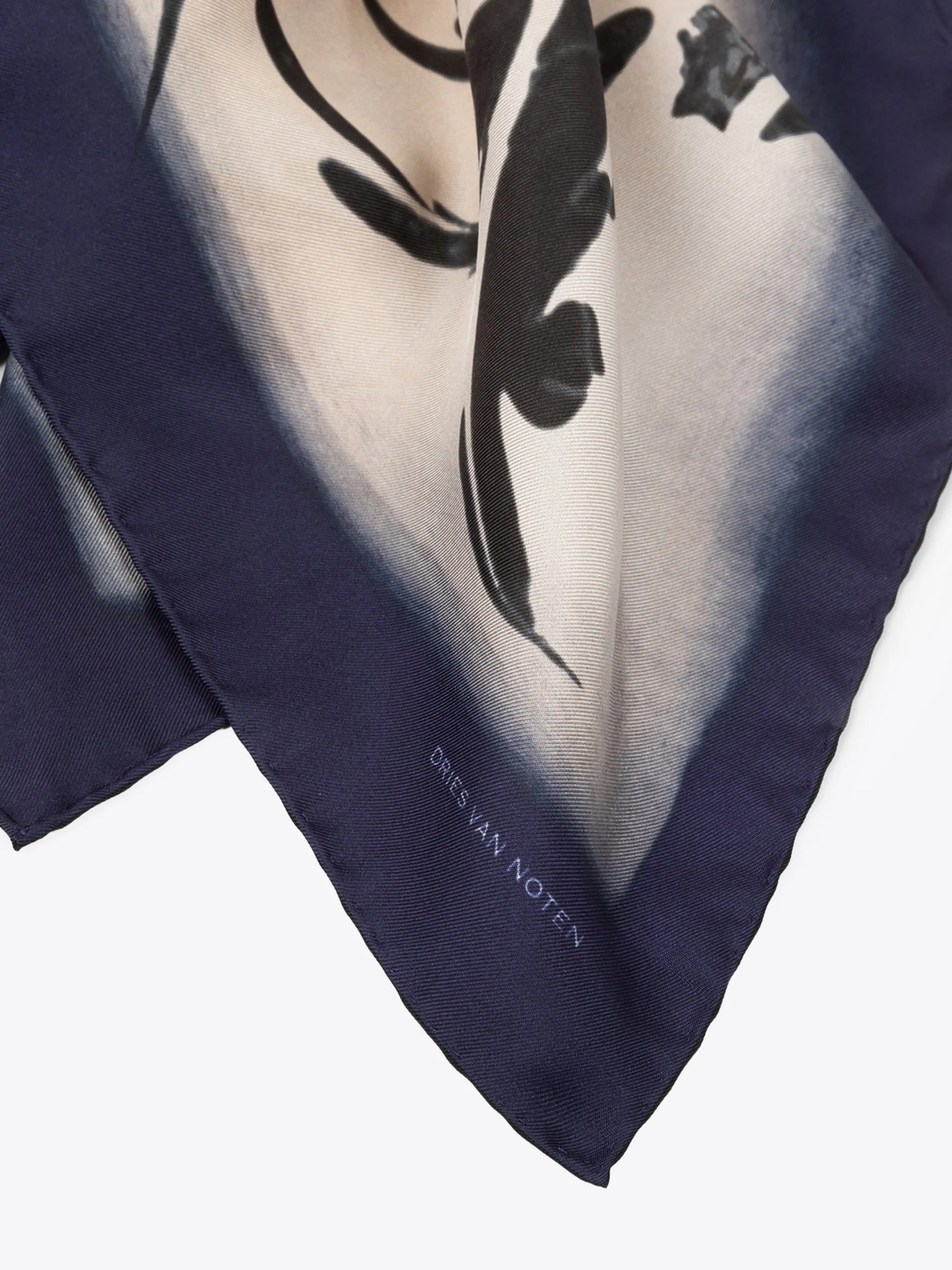 Printed silk scarf