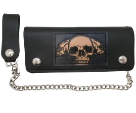"3 Skulls" Trucker Chain Wallet
