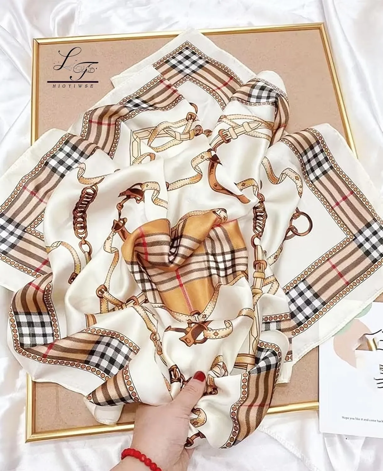 Satin Bandanas Head Scarf For Women Hair Scarves Accessories Lightweight Fashion Wrap Neck Silk Sleeping Headscarf