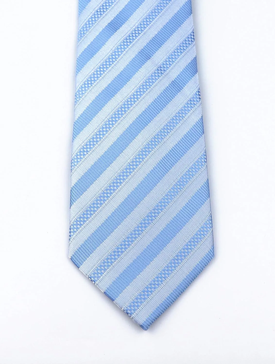 Secdtie Men's Classic Stripe Jacquard Woven Silk Tie Formal Party Suit Necktie