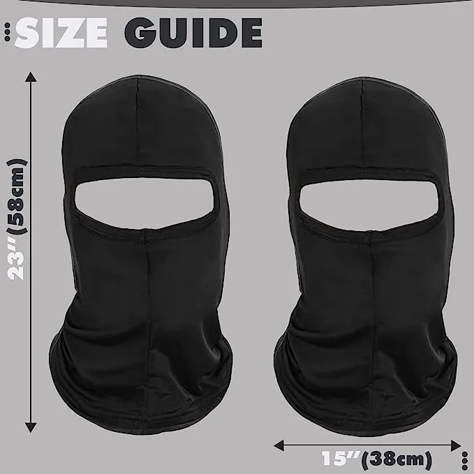 Silk Balaclava Face Mask Men - Breathable Under Helmet Wear Windproof Motorcycle Balaclava