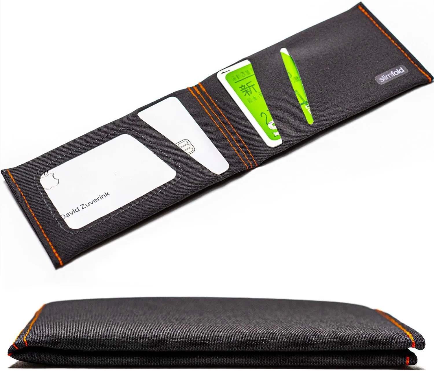 SlimFold? Minimalist Wallet - RFID Option - Thin, Durable, and Waterproof Guaranteed - Made in USA - NANO Size