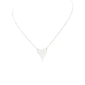 Sterling Silver Heart Pendant Necklace