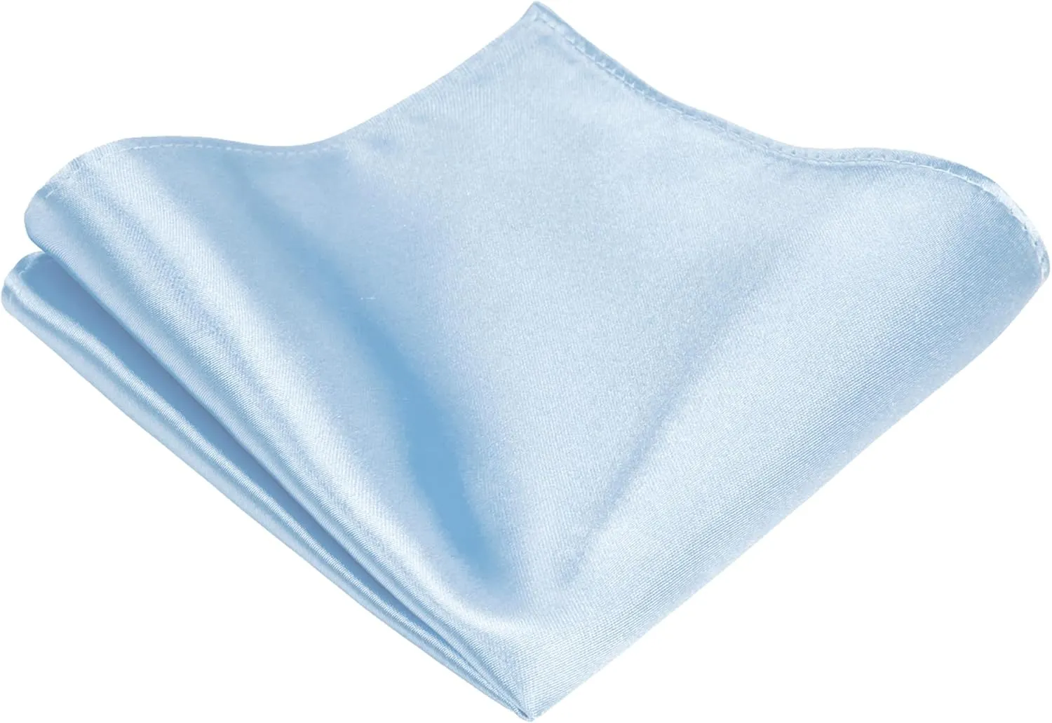 TIE G Solid Satin Woven dyed Color Formal Necktie and Pocket Square Sets in Gift Box