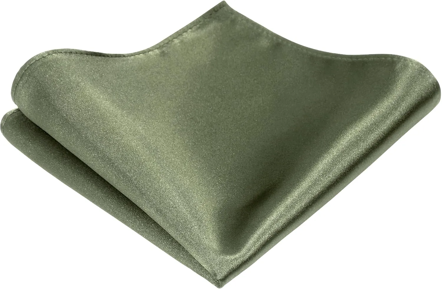 TIE G Solid Satin Woven dyed Color Formal Necktie and Pocket Square Sets in Gift Box