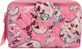 Vera Bradley Iconic RFID Turnlock Wallet, Signature Cotton