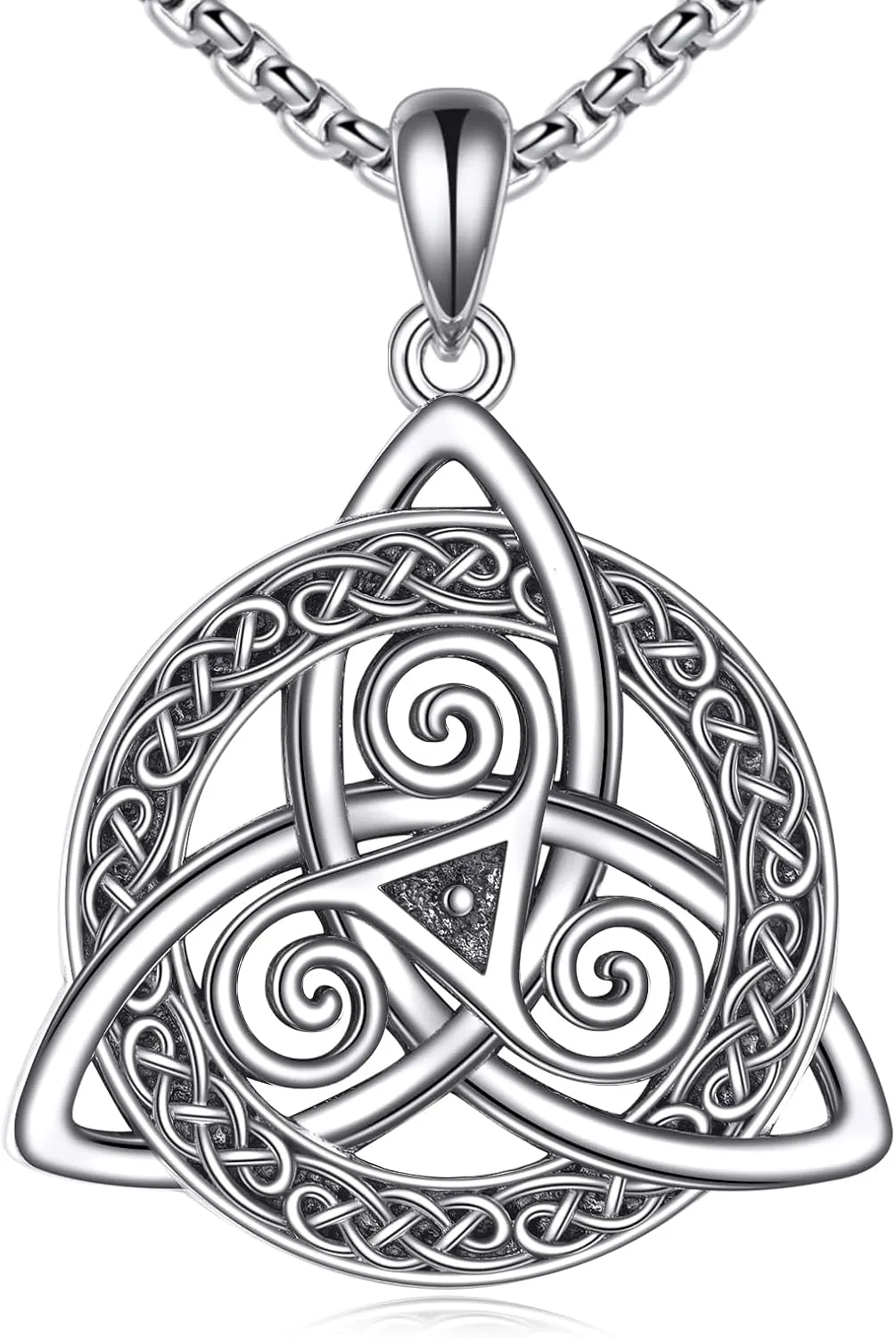 Viking Necklace for Men Sterling Silver Arrowhead/Therian/Raven/Thors Hammer Pendant Necklaces Jewelry Gifts for Men Women