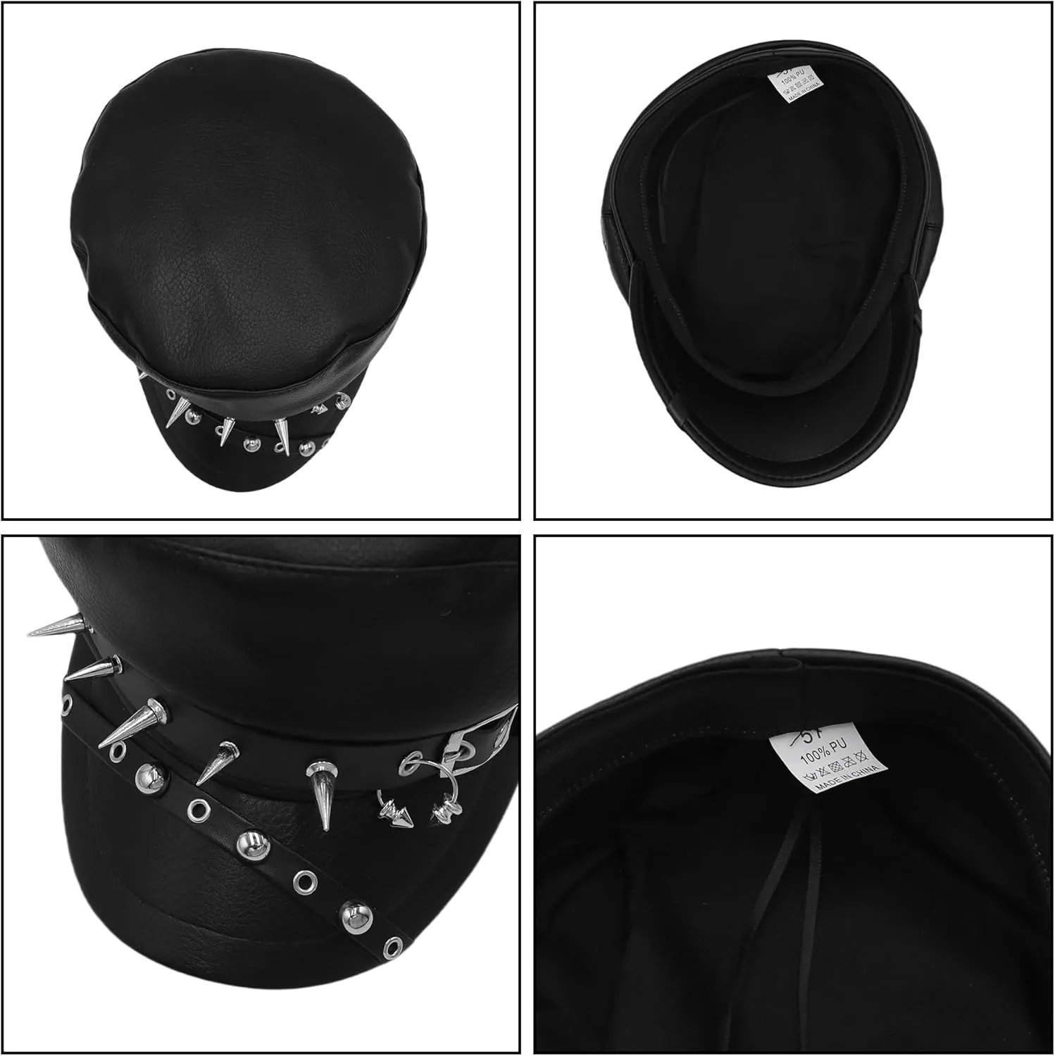 Women Girls Y2K Star Beret Fashion Newsboy Caps Warm Visor Beret Vintage Cabbie for Ladies