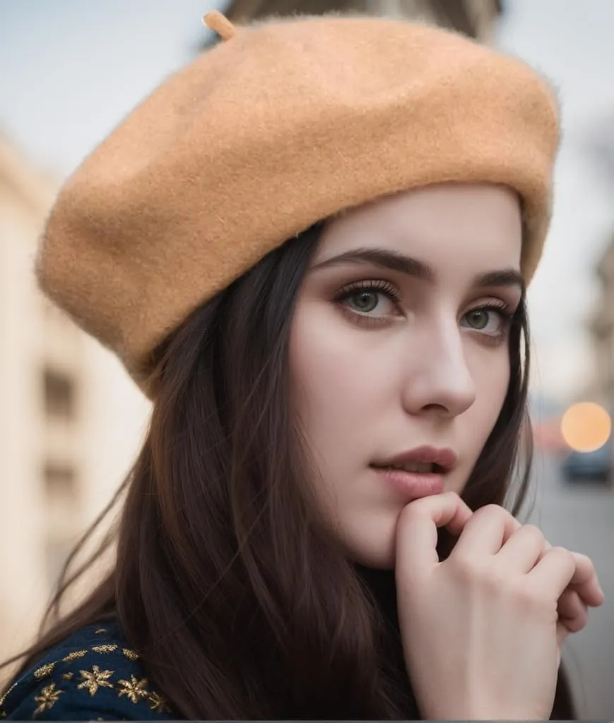 Women's Beret Hats  Chic French Berets for Women, Premium Wool Beret  A Classic Wardrobe Addition for Stylish Women