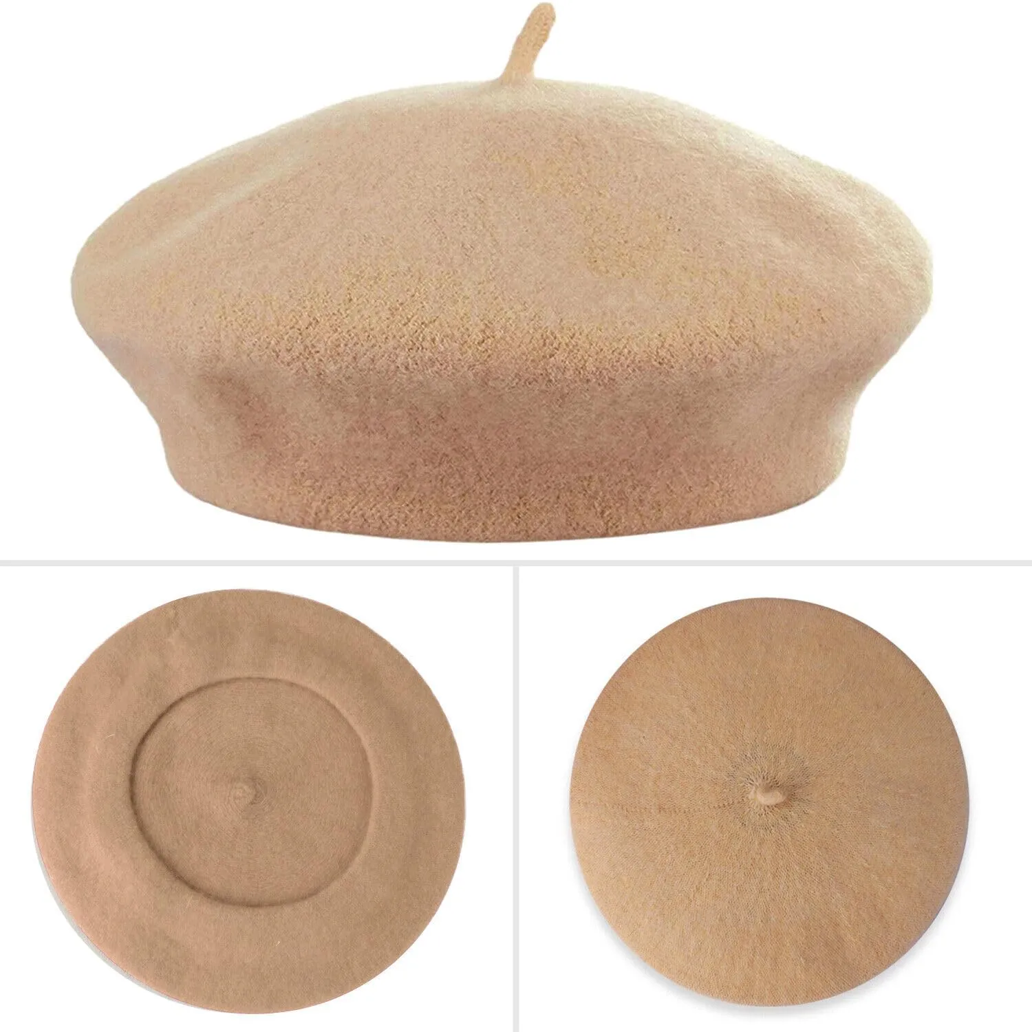 Women's Beret Hats  Chic French Berets for Women, Premium Wool Beret  A Classic Wardrobe Addition for Stylish Women