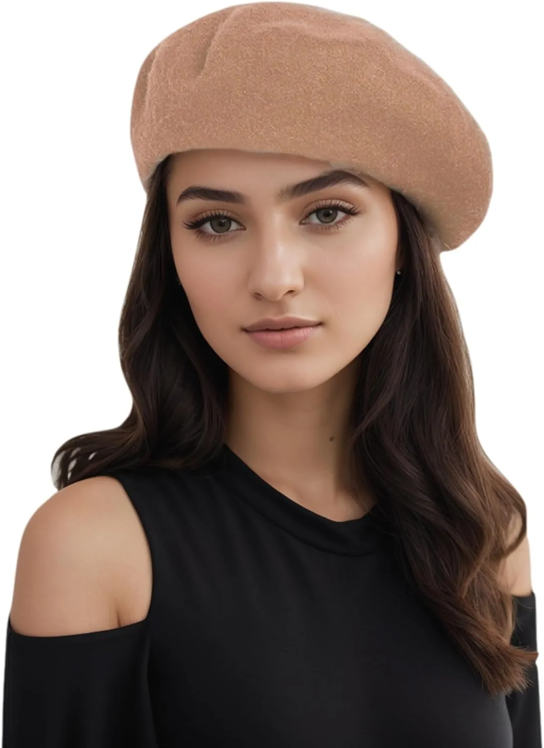 Women's Beret Hats  Chic French Berets for Women, Premium Wool Beret  A Classic Wardrobe Addition for Stylish Women